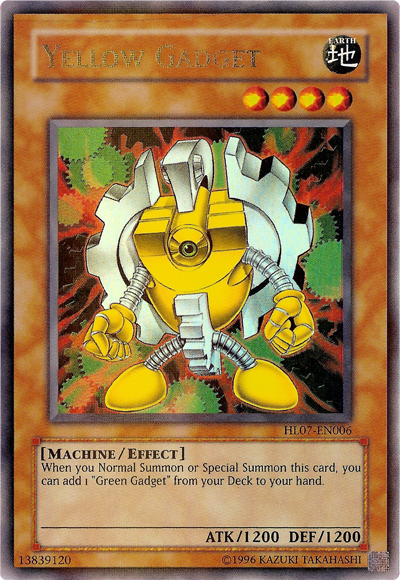 Yellow Gadget [HL07-EN006] Parallel Rare For Sale