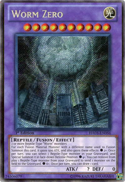 Worm Zero [HA03-EN056] Secret Rare Online Sale