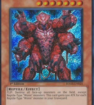 Worm Victory [HA03-EN025] Secret Rare For Discount