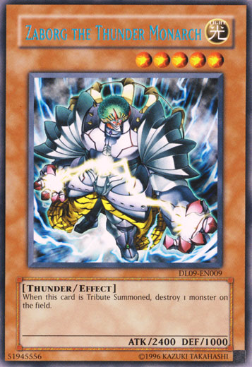 Zaborg the Thunder Monarch (Blue) [DL09-EN009] Rare Online Sale